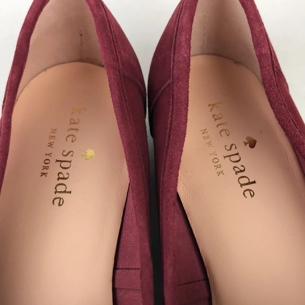 Kate Spade Carima Suede Point Toe Loafer Flats 6